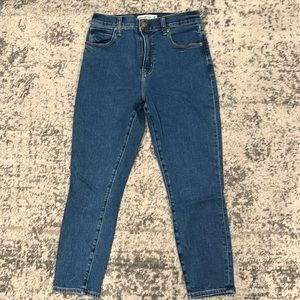 Abercrombie & Fitch The Super Skinny Ankle High Rise Jeans Size 6 Short